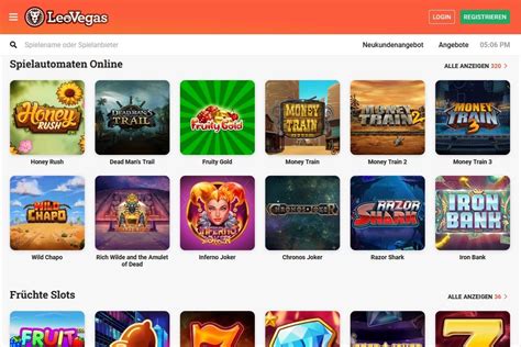 Beste Online Spielautomaten bei LeoVegas .